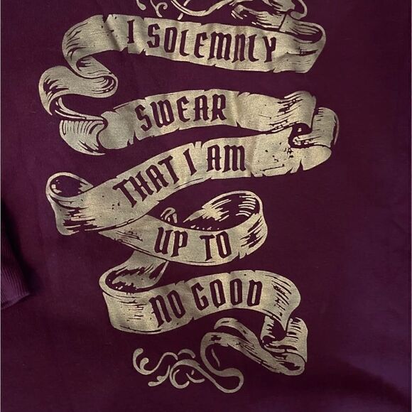 Torrid x harry potter plus size 0x/XL crewneck/off shoulder pullover top/shirt - Picture 2 of 3